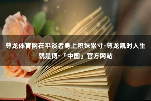 尊龙体育网在平淡者身上积铢累寸-尊龙凯时人生就是博·「中国」官方网站