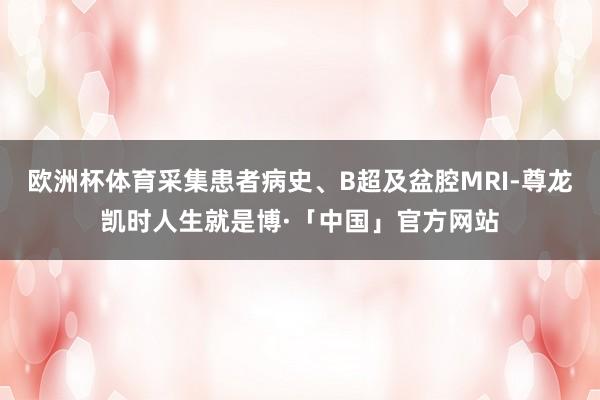 欧洲杯体育采集患者病史、B超及盆腔MRI-尊龙凯时人生就是博·「中国」官方网站