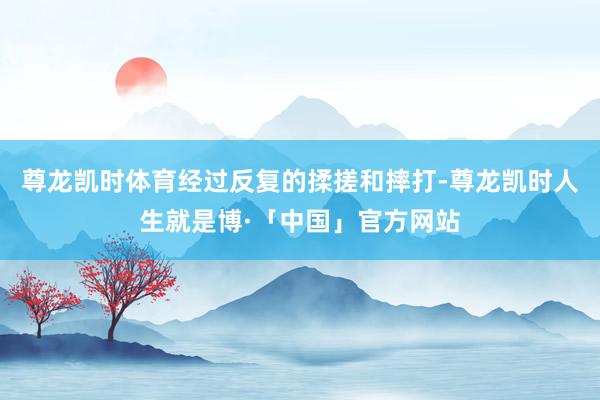 尊龙凯时体育经过反复的揉搓和摔打-尊龙凯时人生就是博·「中国」官方网站