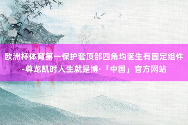欧洲杯体育第一保护套顶部四角均诞生有固定组件-尊龙凯时人生就是博·「中国」官方网站